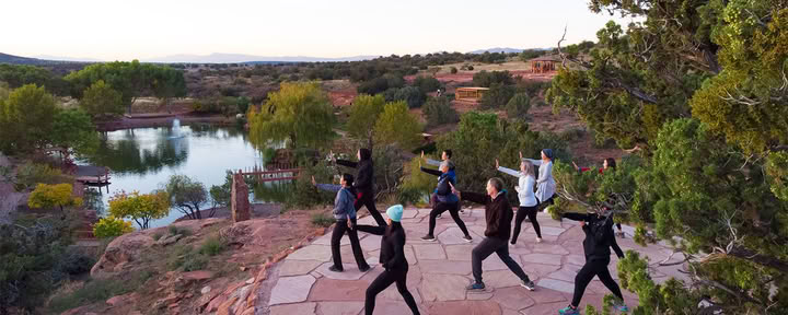 Zelfbekrachtigende Qigong-retreat