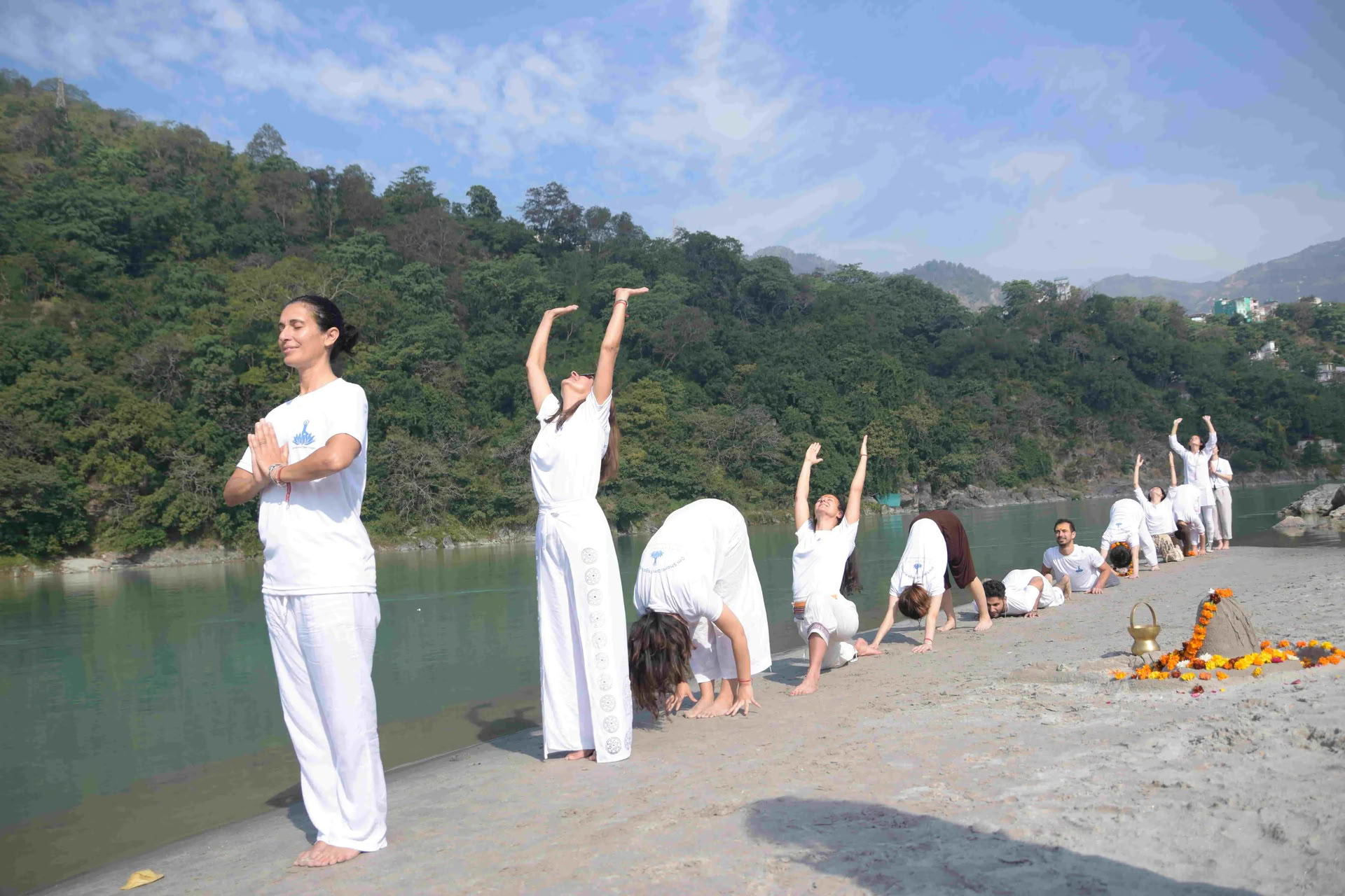 100-uurs yogadocententraining in Rishikesh, India