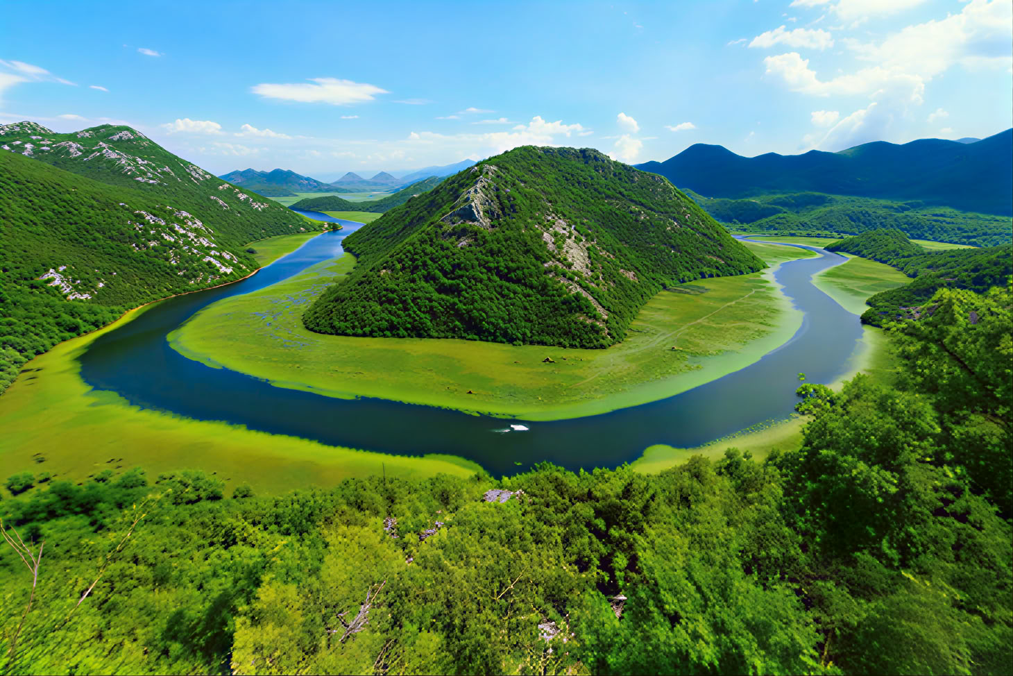 Blauwe Adriatische Cruise-tour