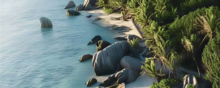 Ongerepte Natuurretreat in het Paradijs, La Digue, de Seychellen 2027