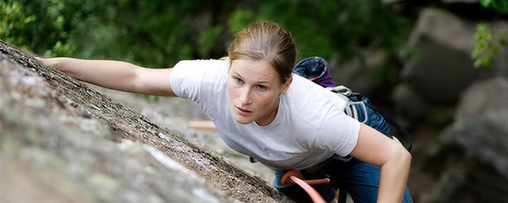 Beginners rotsklimmen