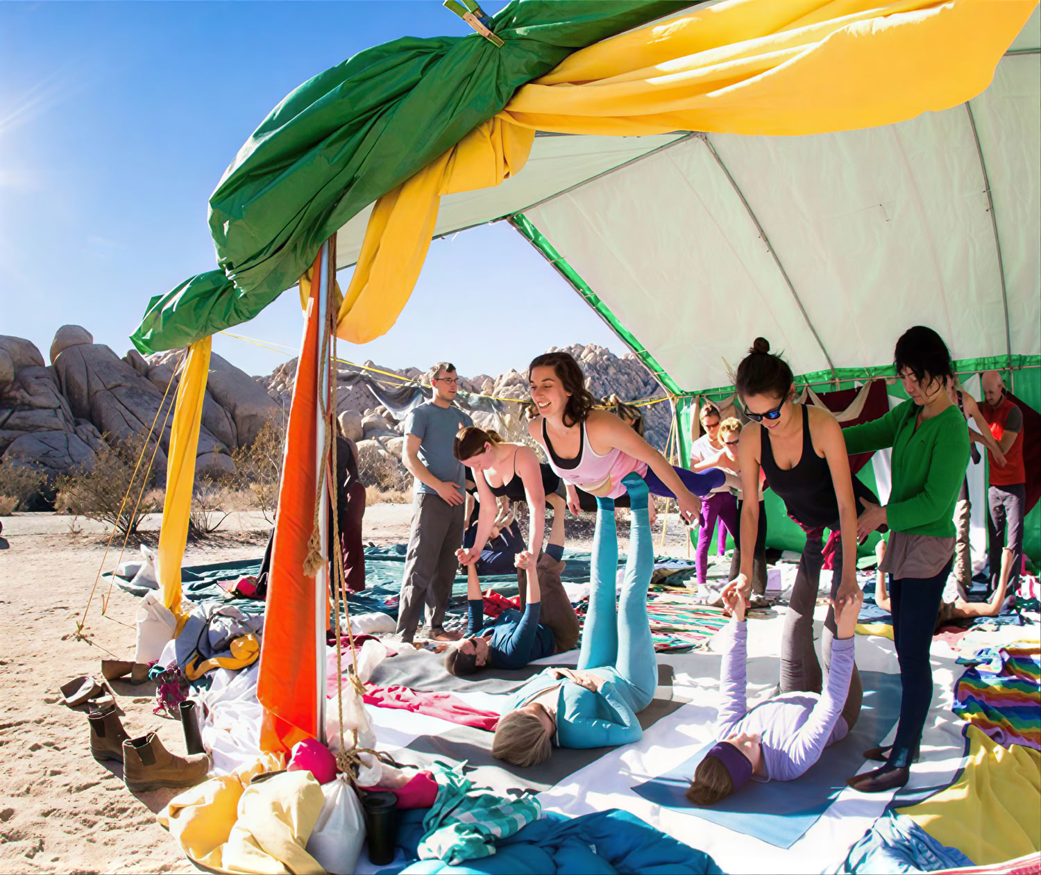 Yoga- en klimretreat – Acro