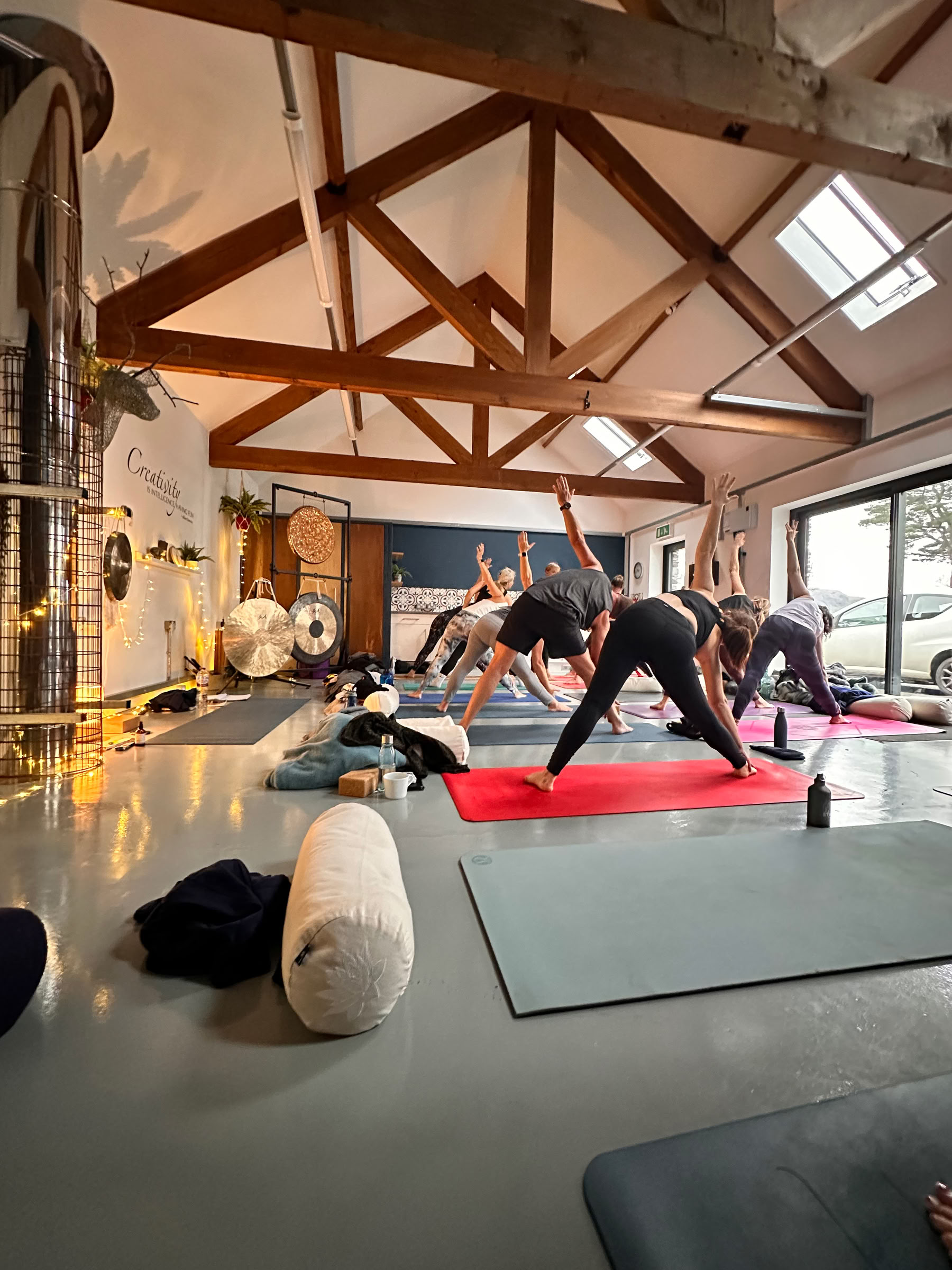 Yoga-retraite in de wildernis in het VK