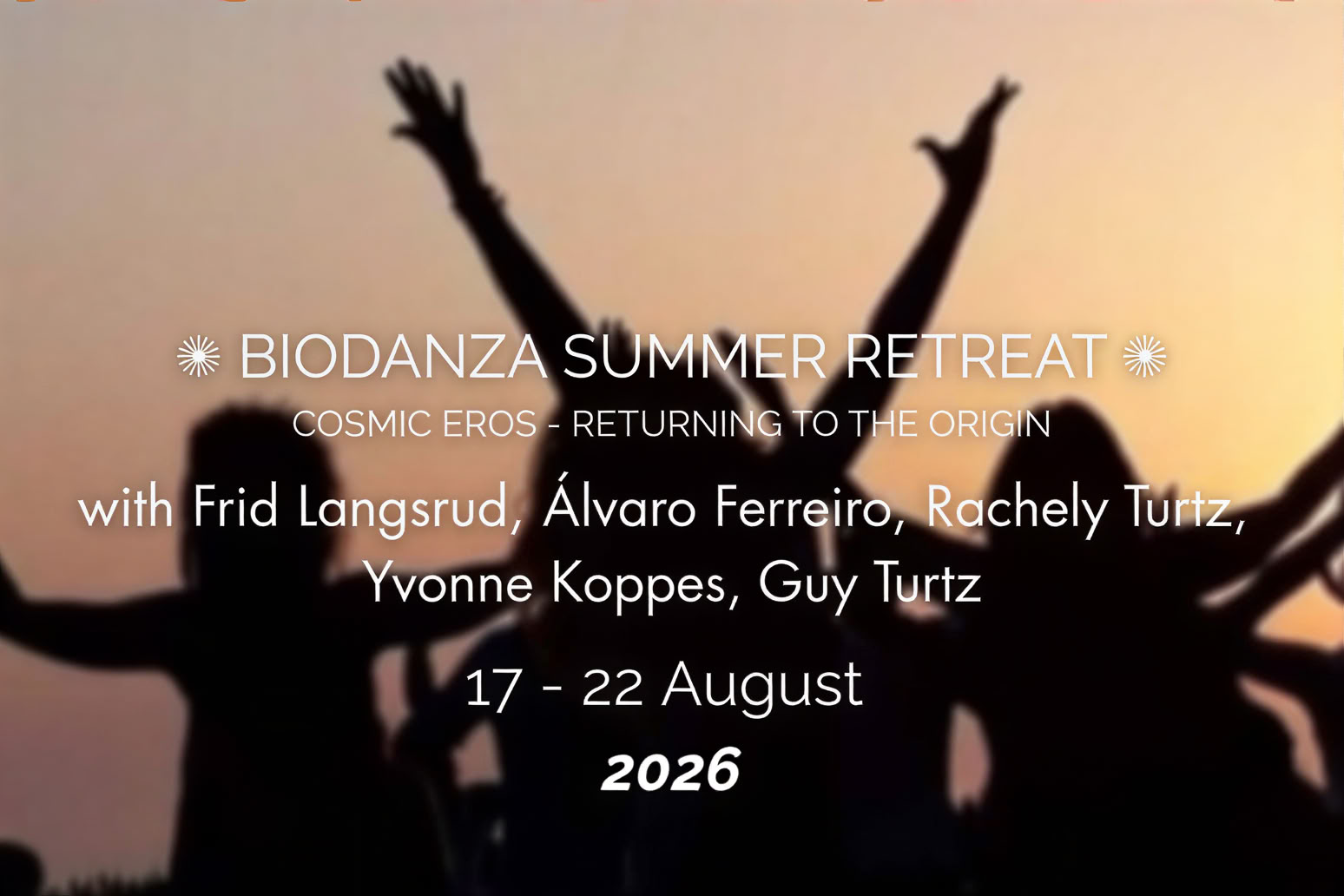Biodanza-zomerretreat
