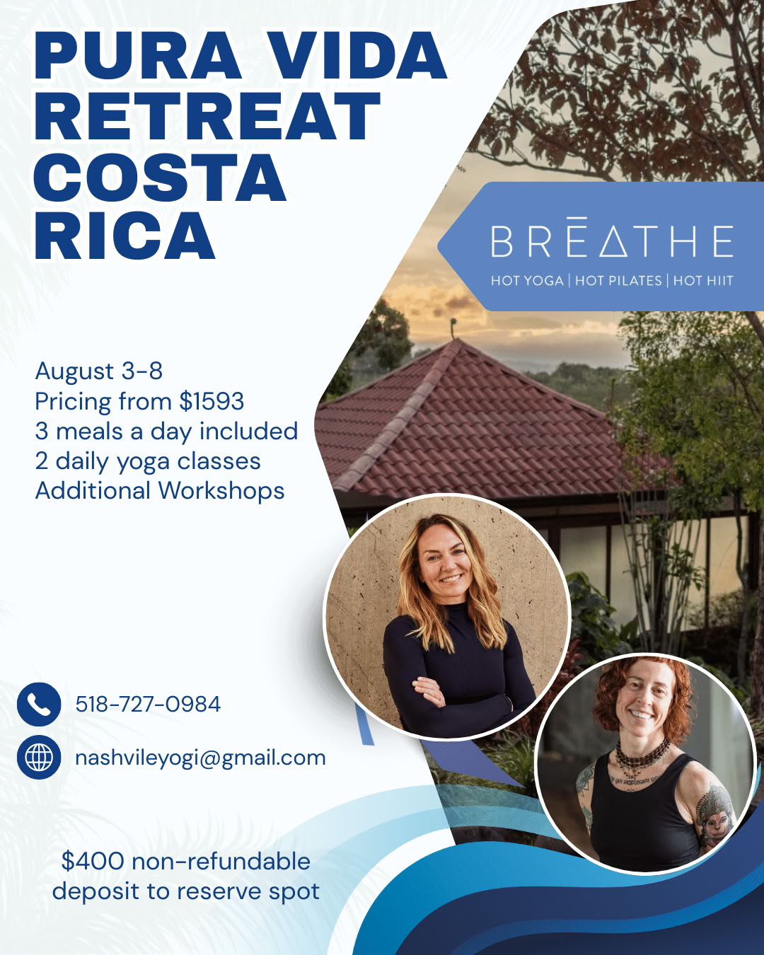 Xhale Yoga- en Pilatesretreat