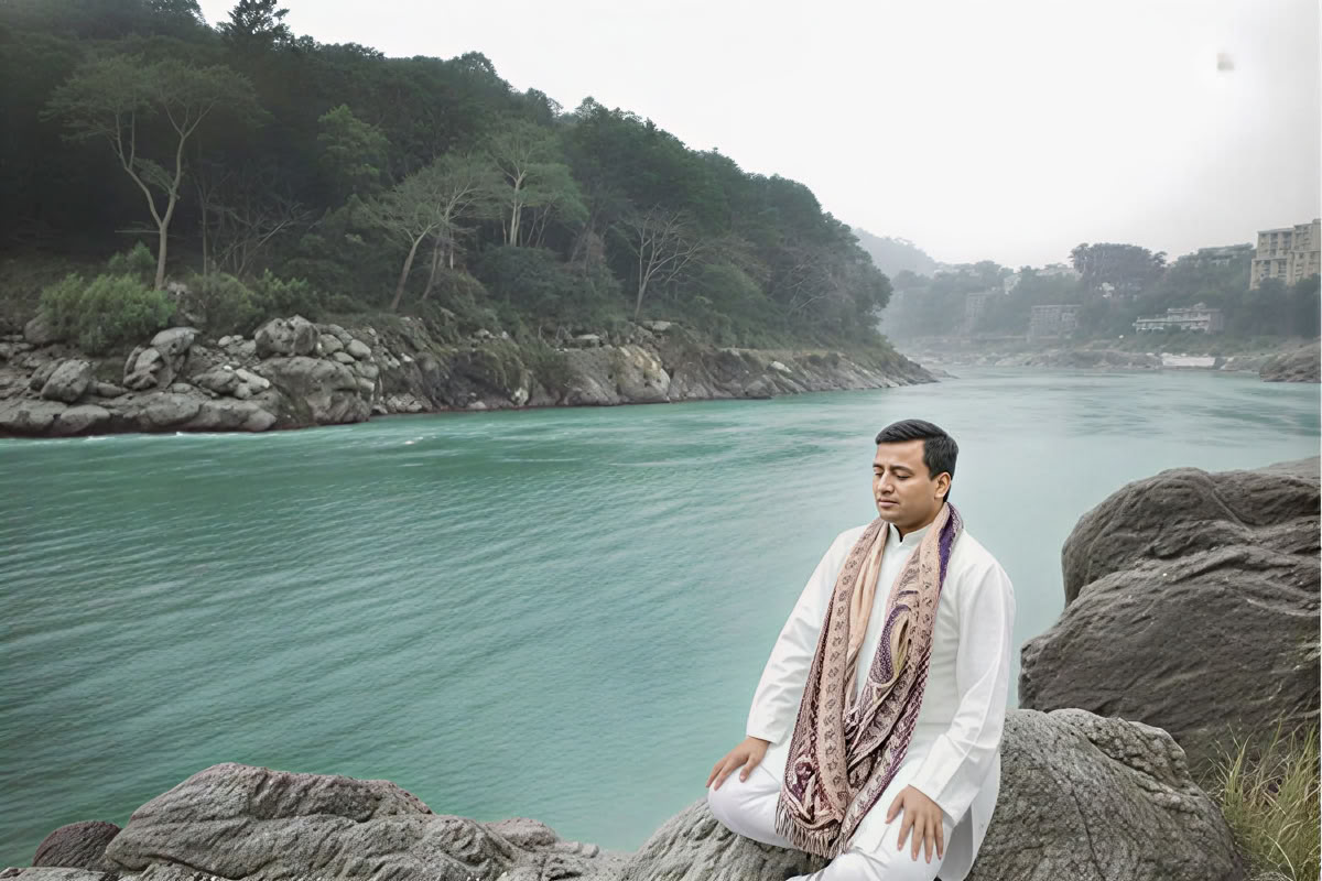 Organisator van vedische hindoehuwelijksceremonies in Rishikesh