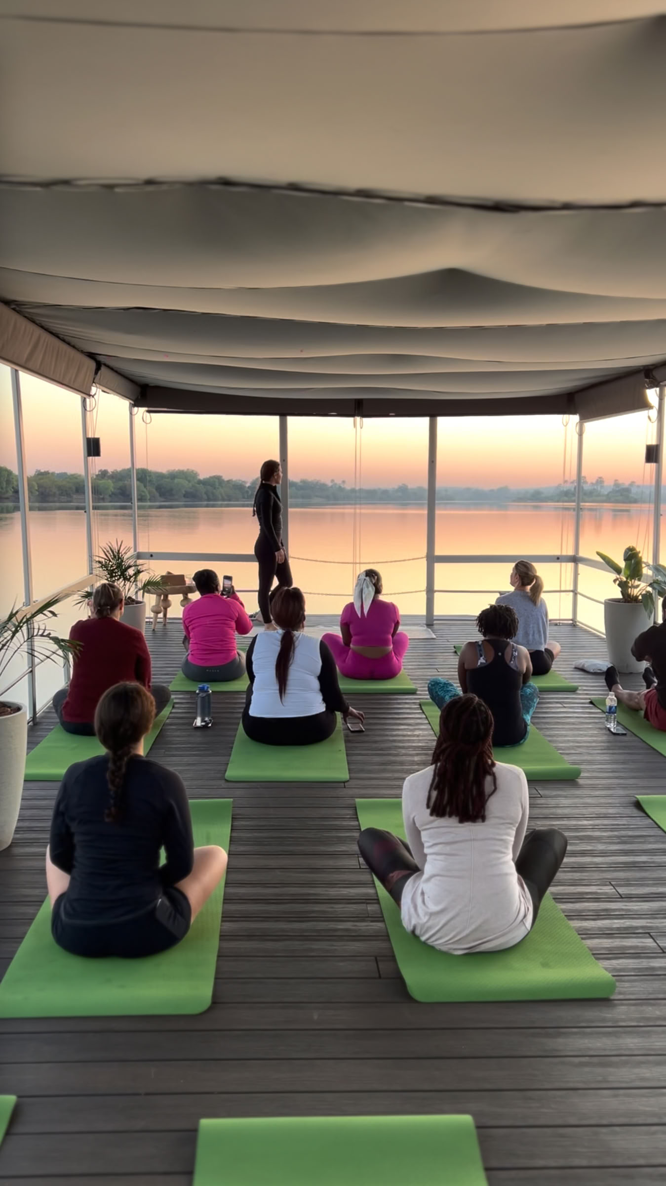 Yoga aan de Zambezi