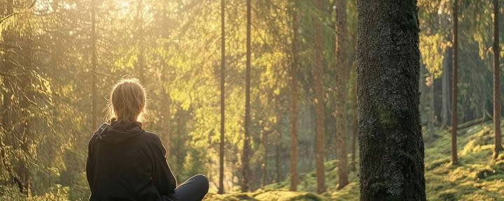 Individuele ‘Terug naar de natuur’ stille retraite