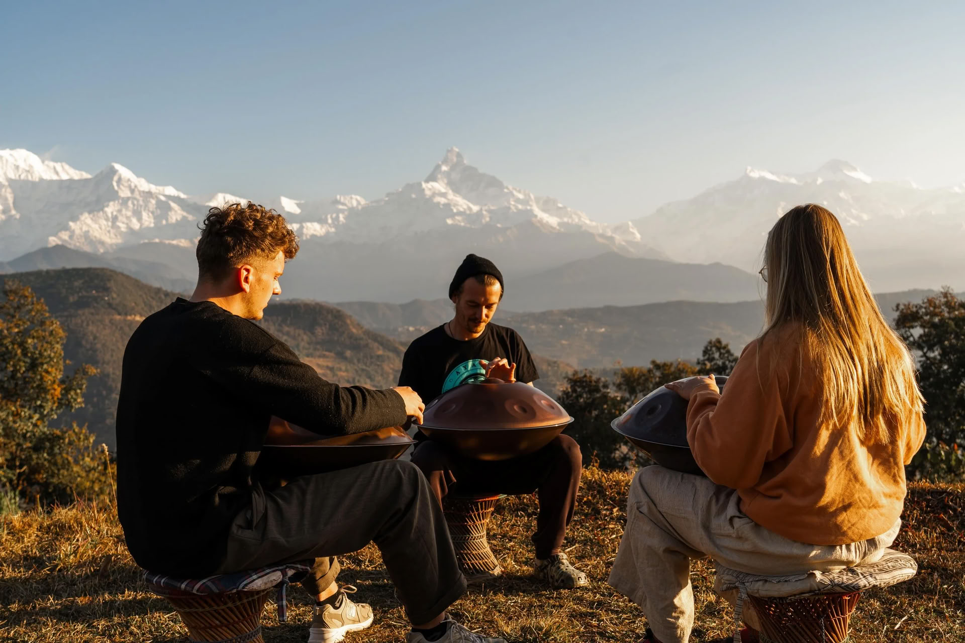 Retraite voor het leren van handpan