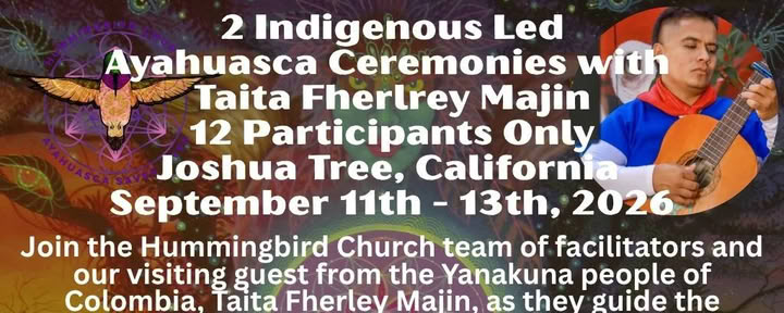Door Inheemse Leiders Geleid - Taita Fherely Majin - Alleen 12 Deelnemers - Joshua Tree, Californië - 11 t/m 13 september 2026