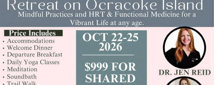 Vrouwenretreat op Ocracoke Island met Dr. Jen Reid, Virginia Gallagher & Savana Harwood