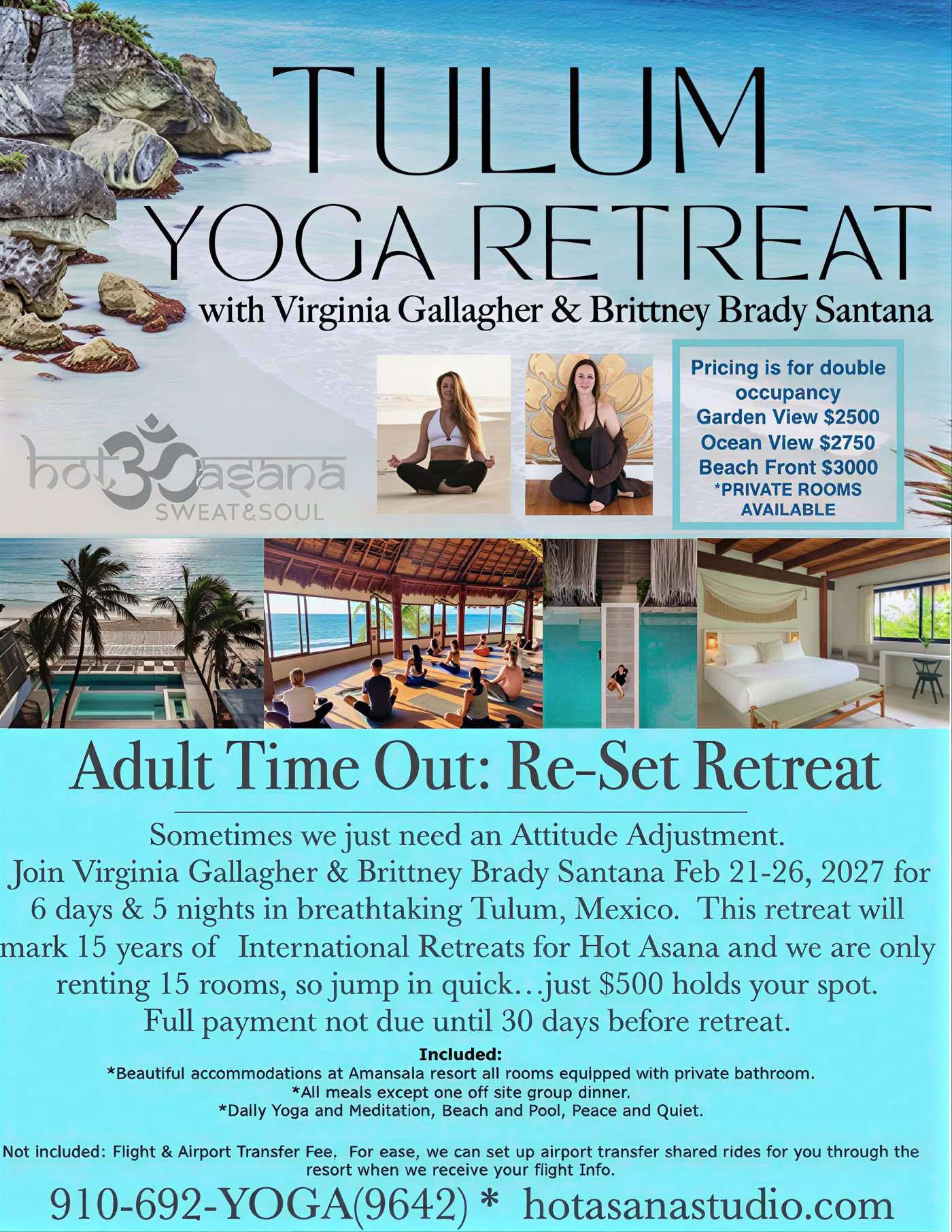 Yoga-retreat in Tulum, Mexico