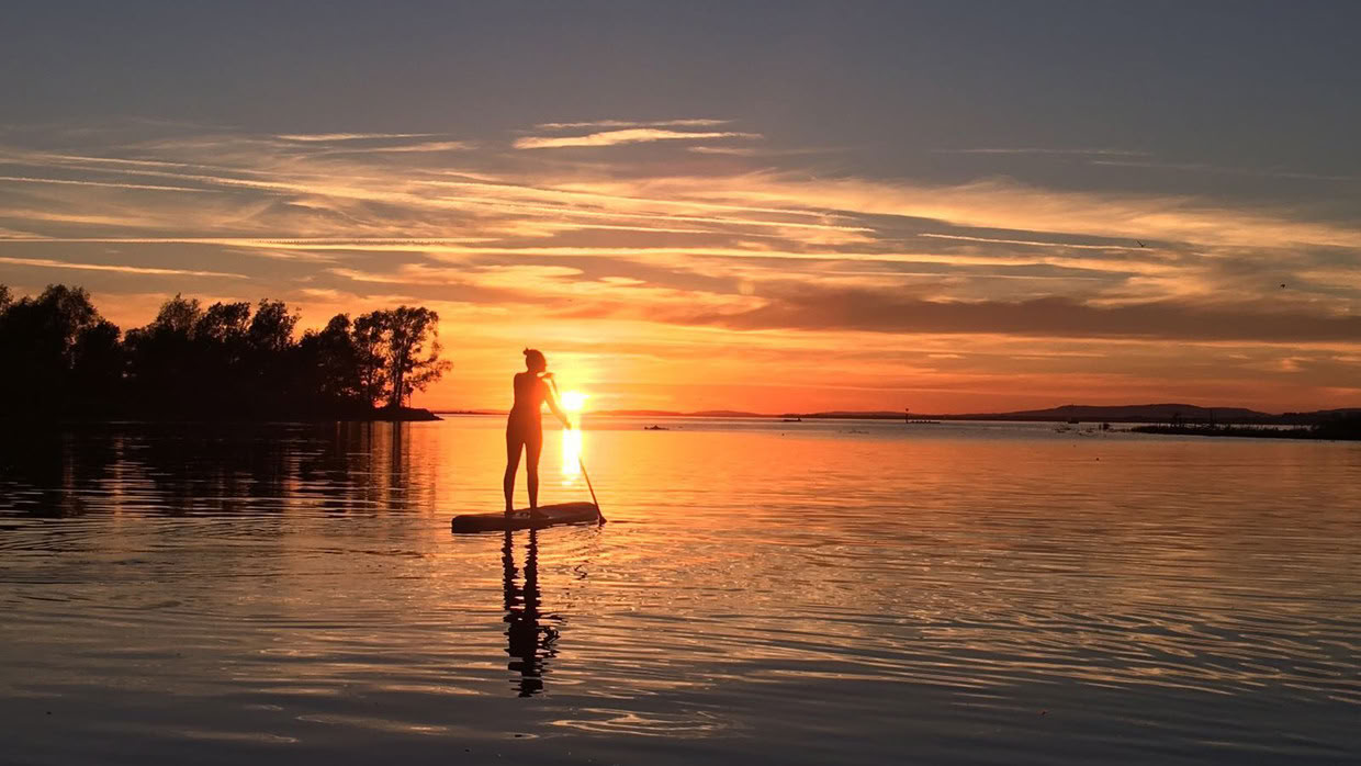 Zonsondergang SUP-tour