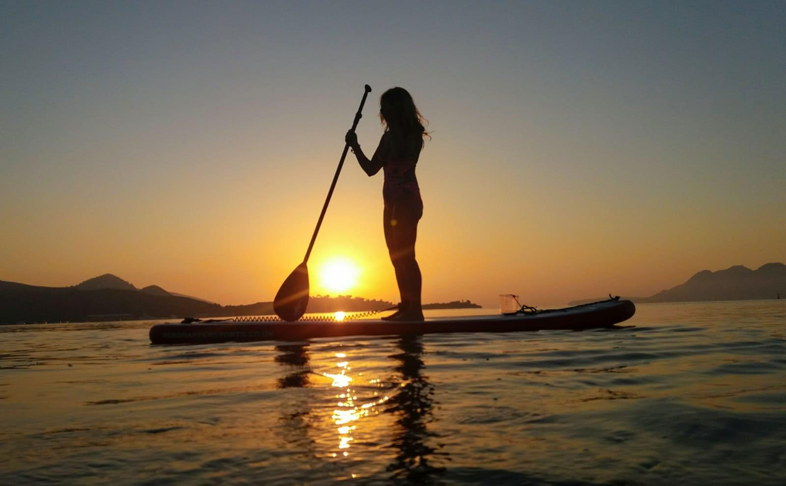 Zonsondergang SUP-tour