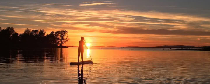 Zonsondergang SUP-tour