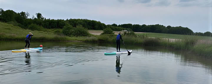 Privéles paddleboarden