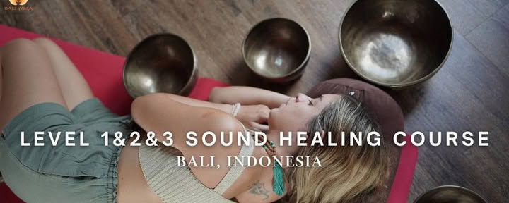 Geluidhealingcursussen niveau 1, 2 en 3 op Bali