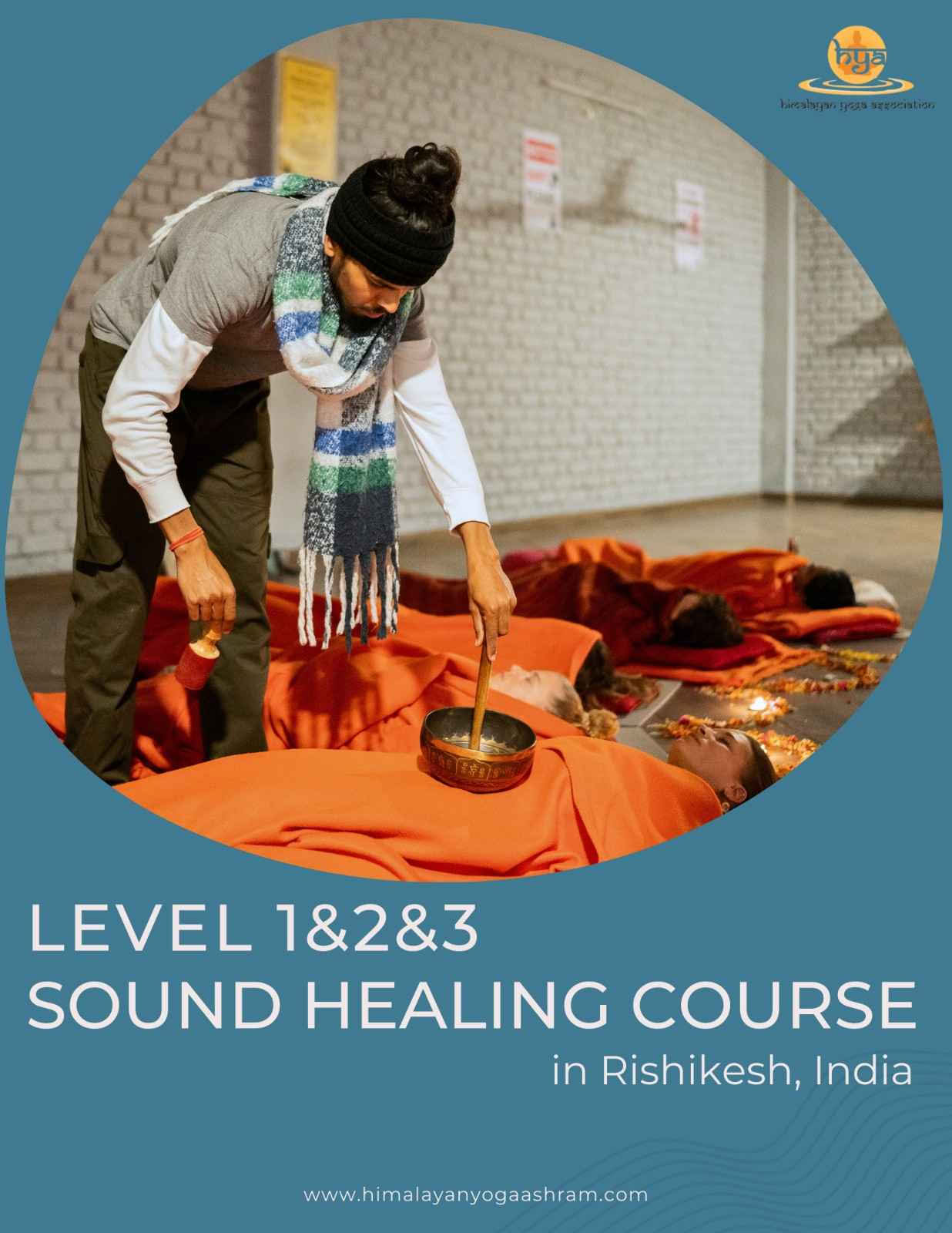 Geluidshealingcursus niveau 1, 2 en 3 in Rishikesh, India HYA