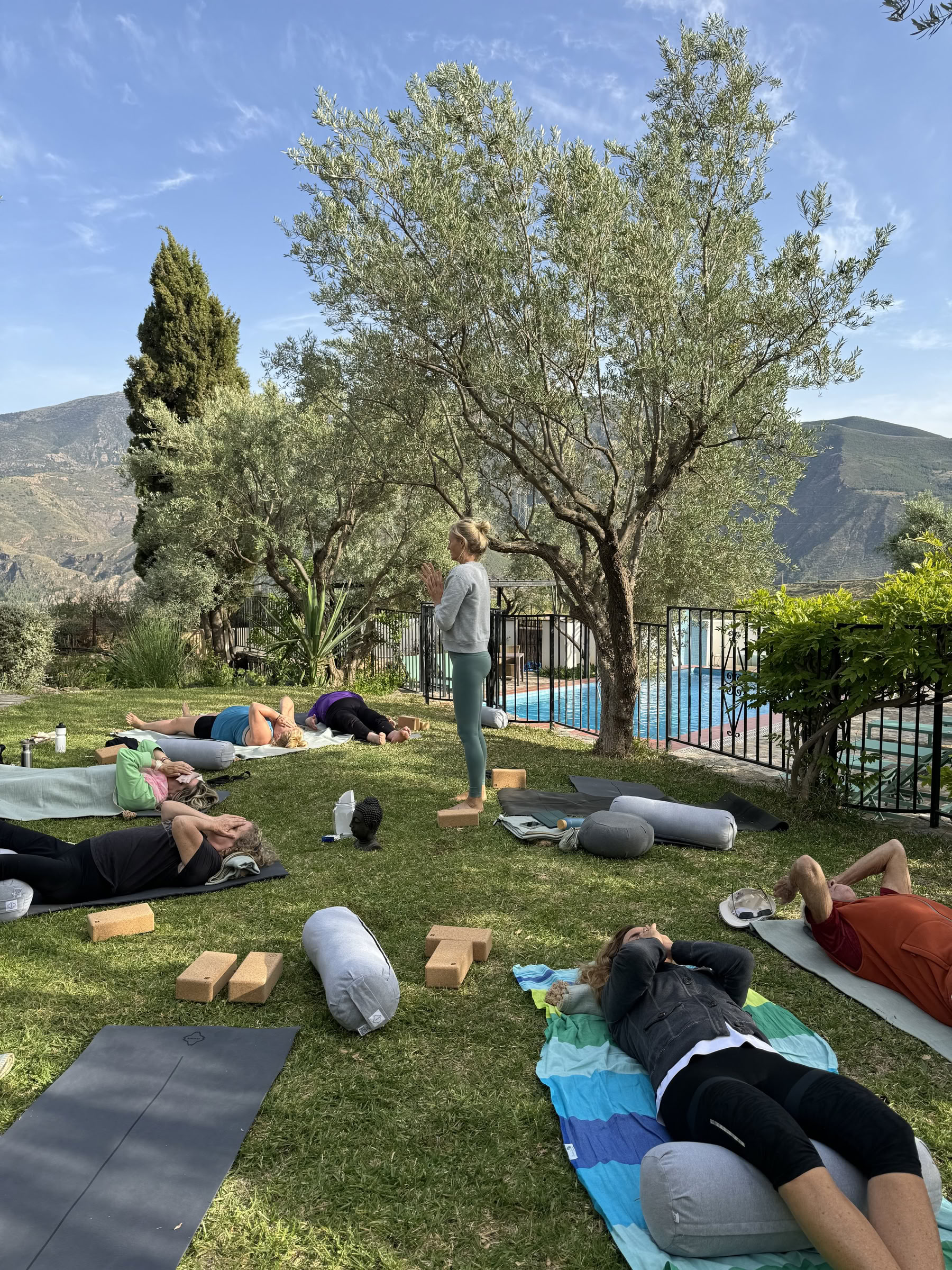 7-daagse yoga-retraite om opnieuw verbinding te maken en te herbronnen in Órgiva, Spanje