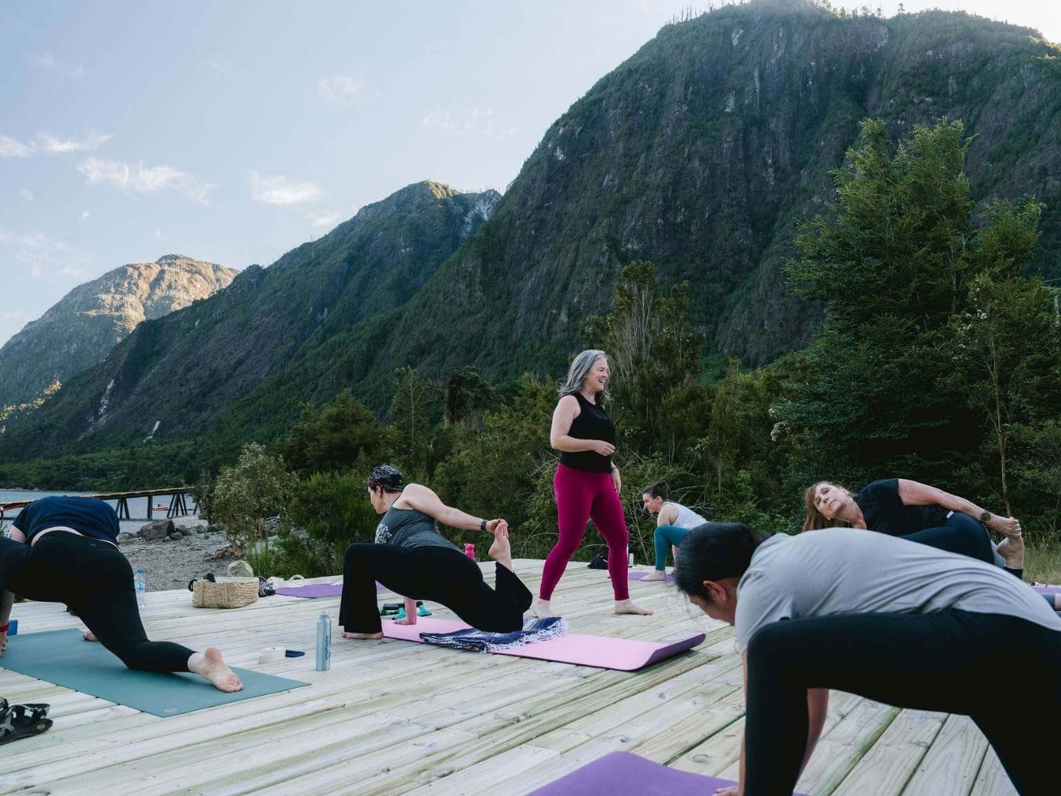 Vrouwenyoga-retreat in Patagonië, Chili