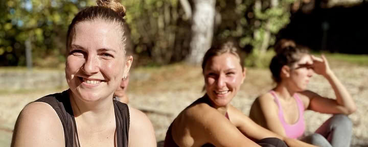Yoga- en Pilates-retreat in de Beierse Woud in de herfst