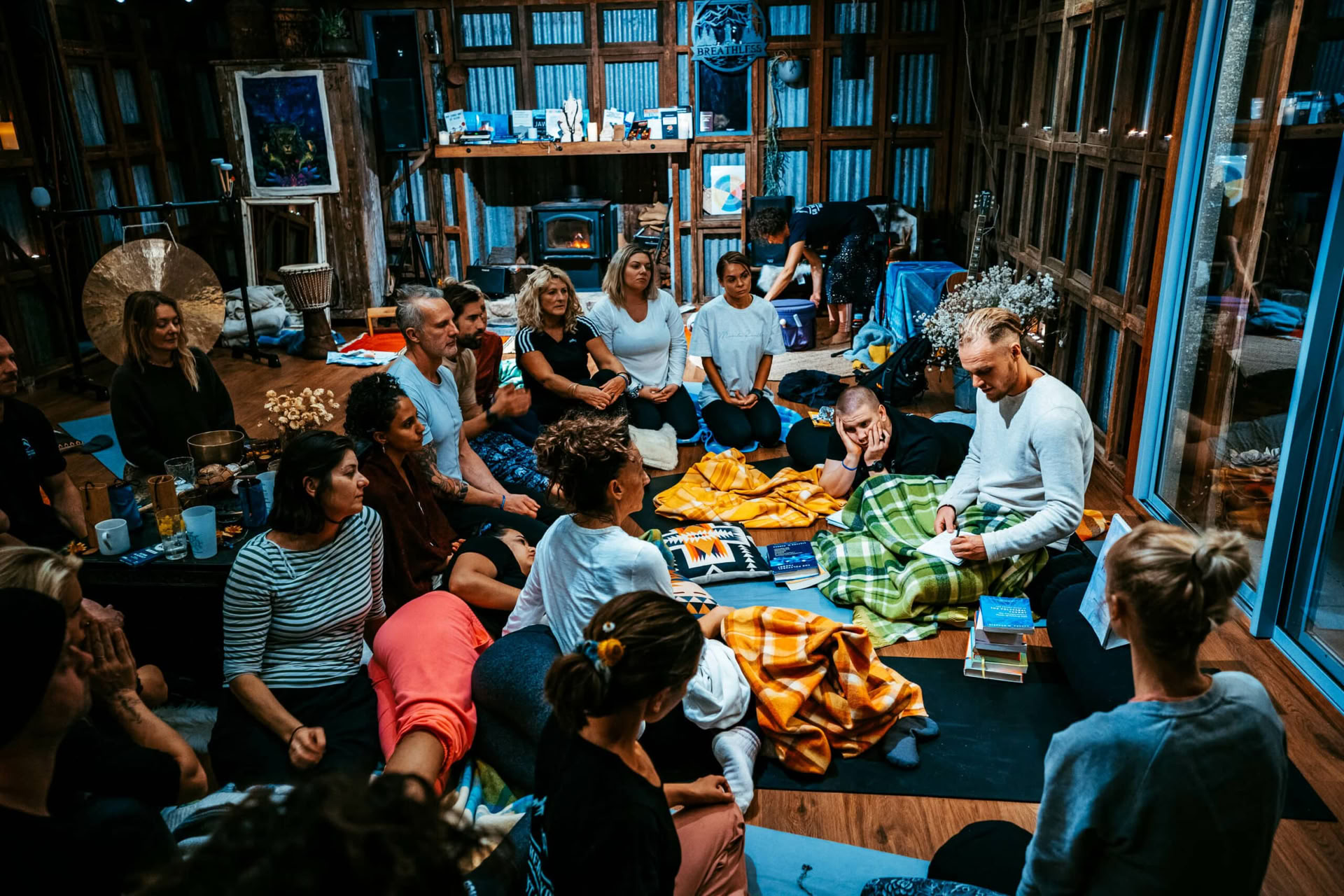 Doorbraak-breathwork in Brisbane met Lou Porter