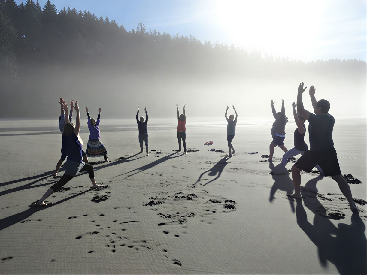 Retraite voor bos- en strandbaden in Olympic National Park