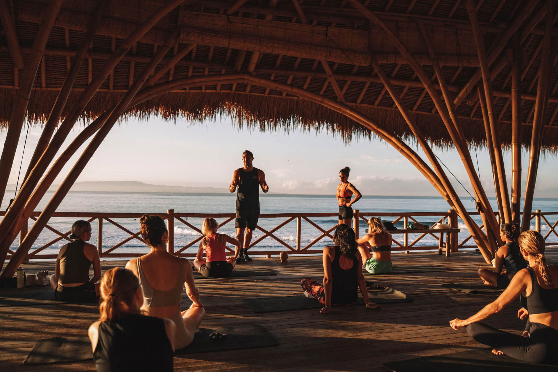 Yoga-, fitness- en pilateslessen
