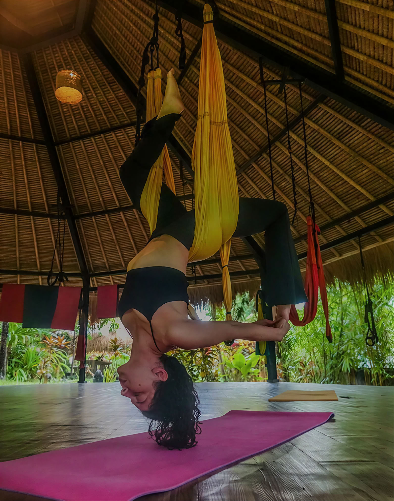 Aerial yoga
