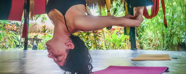 Aerial yoga