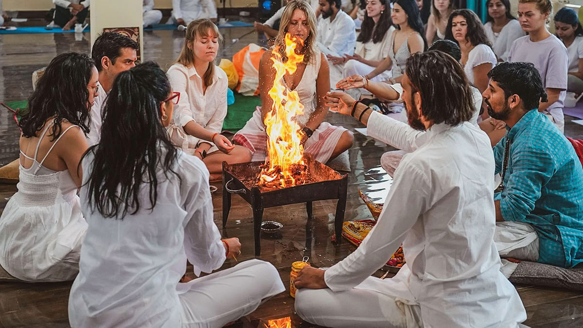 5-daagse yoga- en meditatieretraite met sound healing-sessie