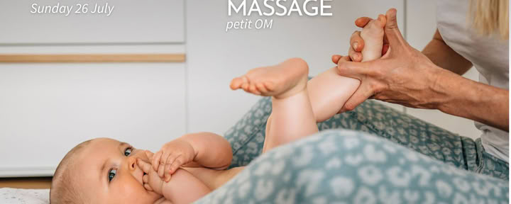Workshop 'petit OM' Mindful Babymassage (1,5 uur)