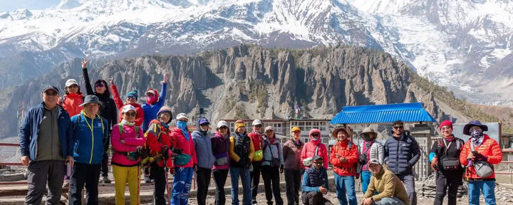 Yoga-trek over de Annapurna Circuit met Tilicho-meer