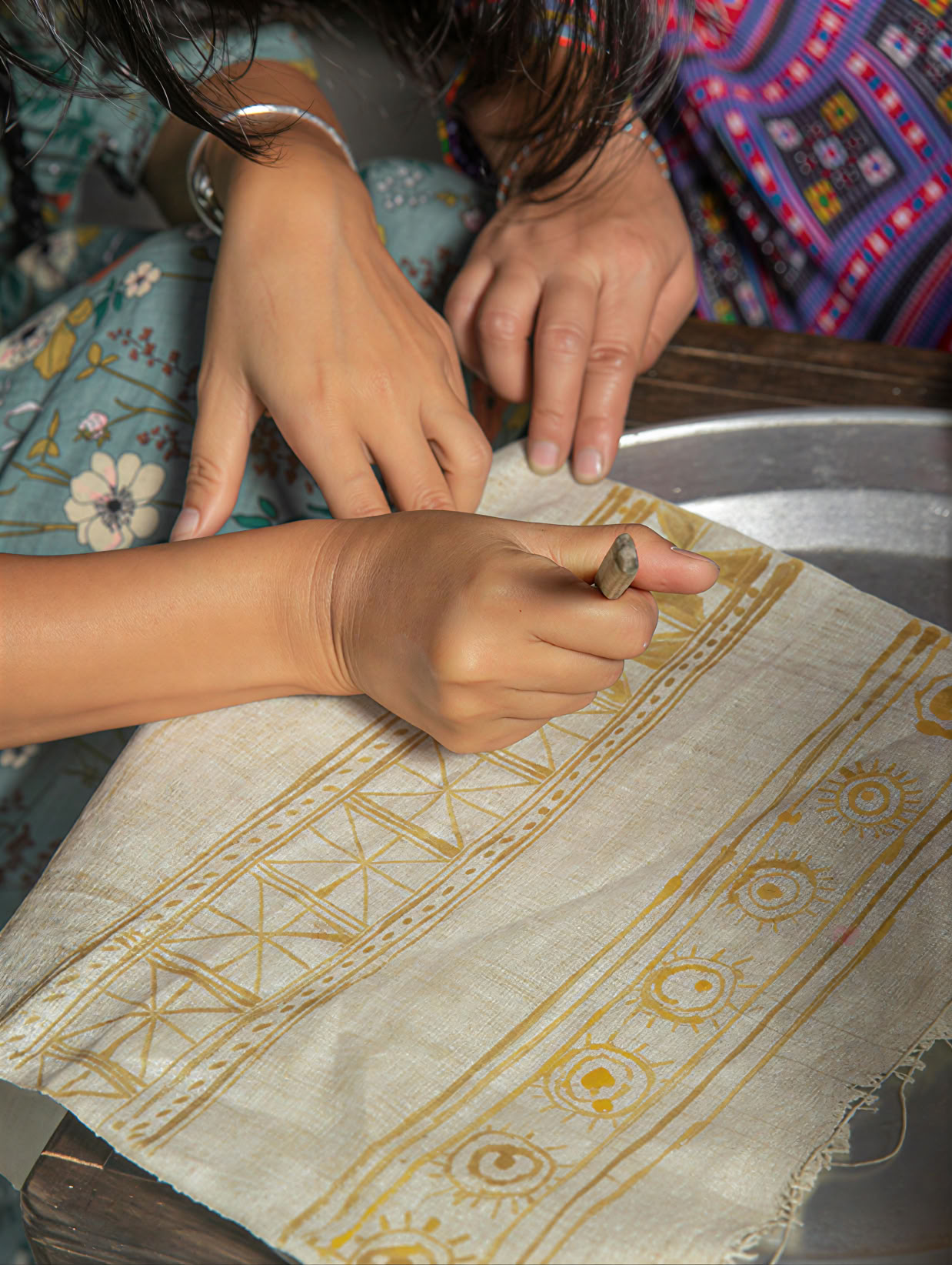 H'mong-batikschilderen