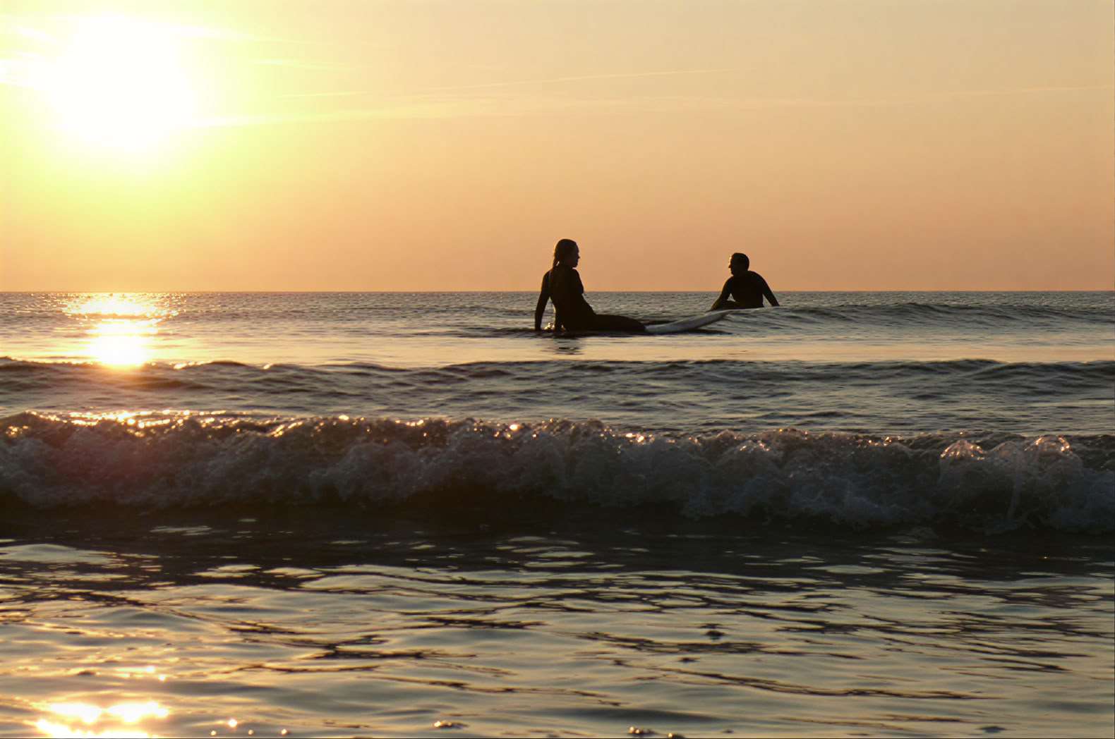 Surf- en yogamoment