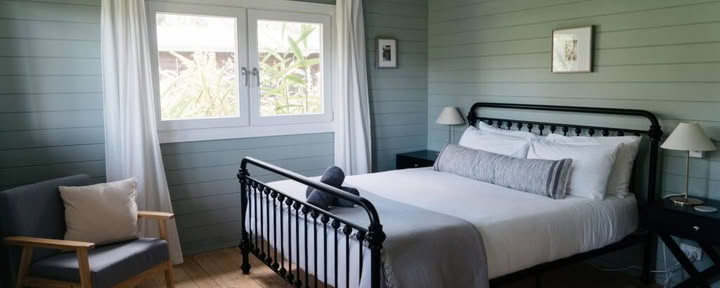 Privé hut met eigen badkamer