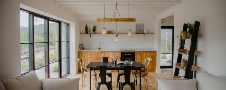 Luxe ecologische cottages