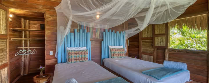 Gedeelde bungalow 6 (2 personen per kamer)