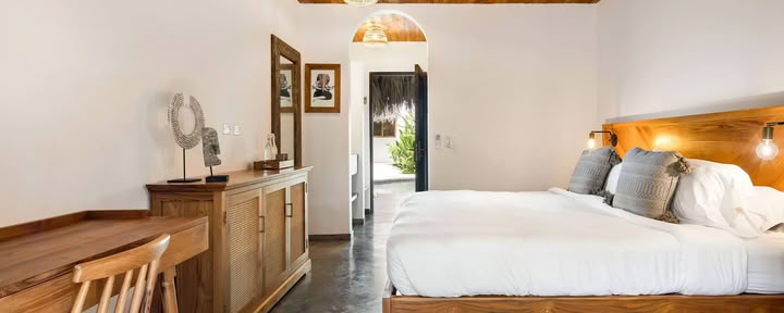 Kamer met kingsize bed