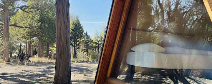 A-frame camping