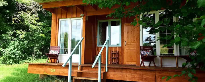 Driekamer houten cottage Fangorn