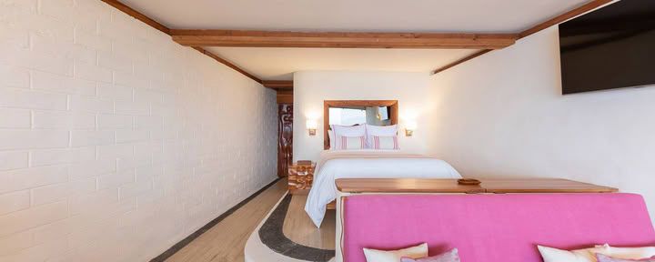 Master suite met twee bedden