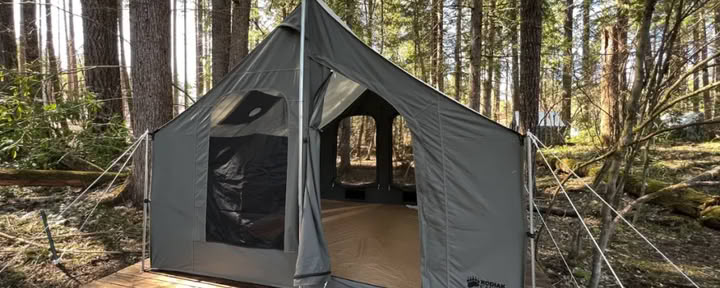 Platformtent (2 tweepersoonsmatten)